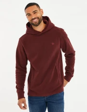 Men's Burgundy Fitness Pullover Hoodie