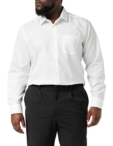 men's business shirt - regular fit - non-iron - Kent collar - long sleeve - 100% cotton