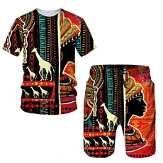 Men's Business Suit Quick-Drying 3D Short Sleeve Suit Shorts for Men Beach Tropical HawaiianSS Body Sports Shorts Suit Sports Suit Training Overalls Men, Red (watermelon red), XL