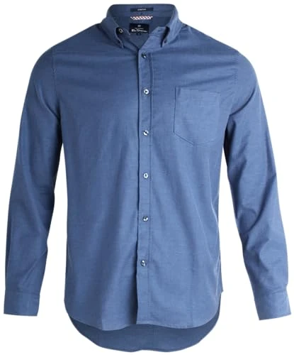 Men's Button Down Shirt - Classic Fit Long Sleeve Button Down Shirt - Casual Dress Shirt for Men (S-