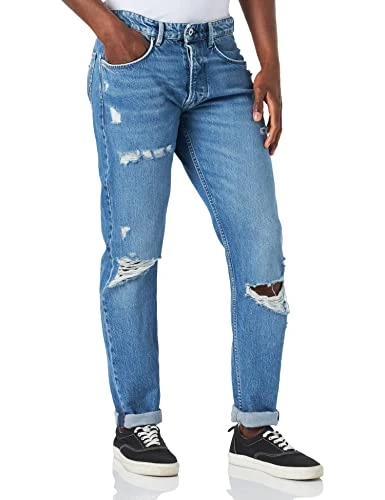 Men's Callen Crop Jeans, Blue (Denim-RF7), 30W / 30L