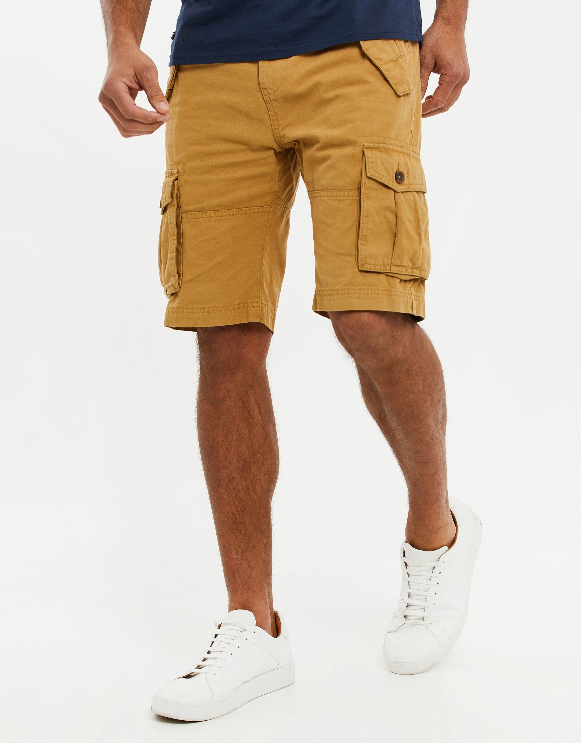 Men's Camel Cargo Shorts