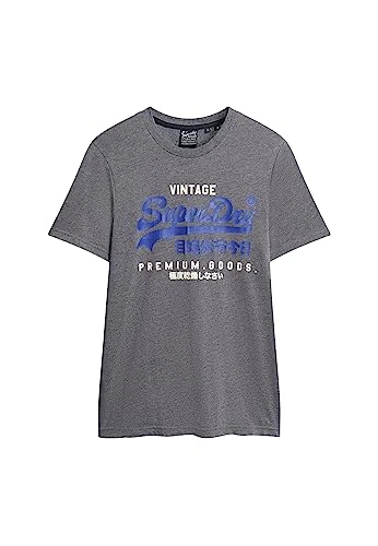 Men's Camiseta Clásica Vl Heritage Undershirt, Blue Midnight Blue Grit, M
