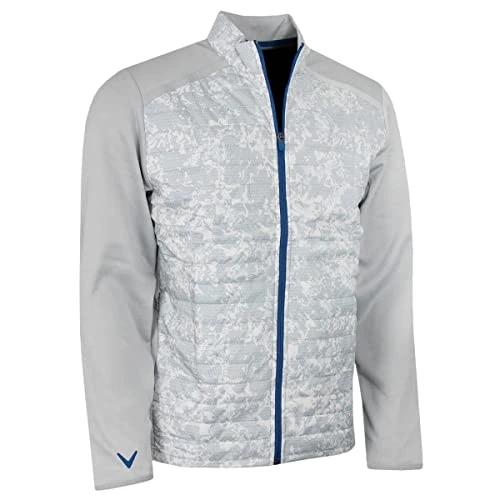 Mens Camo Performance Jacket Quarry L