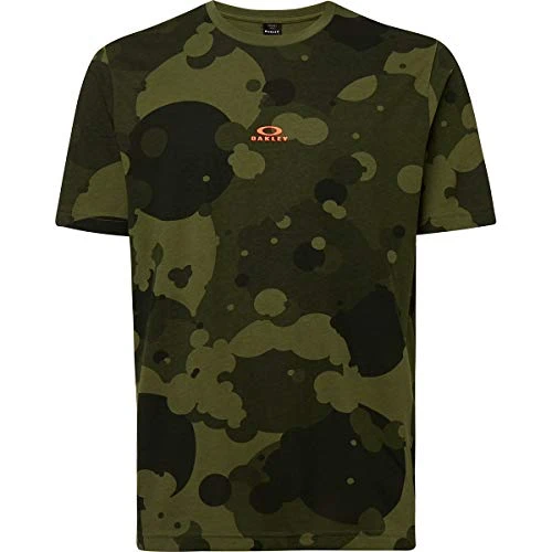 Men's CAMO Print TEE T-Shirt, Camou Green, Large