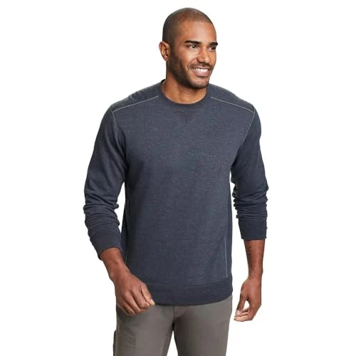 Men's Camp Fleece Crew Sweatshirt - Blue - S