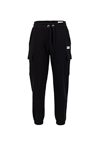 Men's Cargo Jogger Sweatpants, Organic Black, M