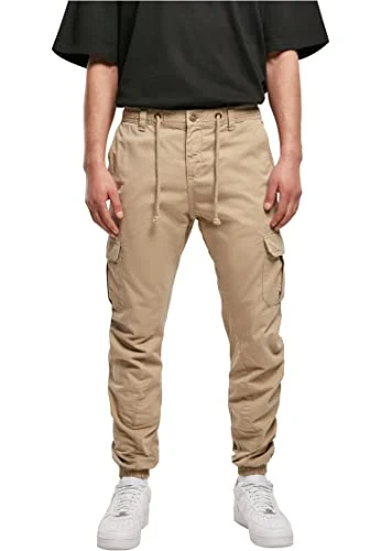 Men's Cargo Jogging Bottoms Sweatpants, Union Beige, M