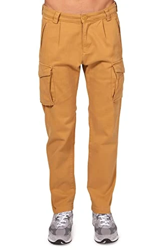 - Men's Cargo Pants Regular, brown, 24