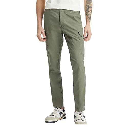 Men's Cargo Slim Tapered Pants, Camo, 31W 32L UK