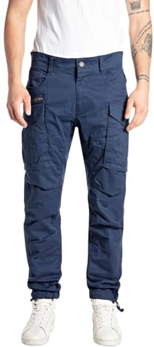 men's cargo trousers made of comfort cotton, blue (Mariner Navy 792), 40W / 32L