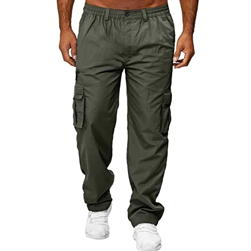 Mens Cargo Trousers Mens Trousers 27 Inside Leg Waterproof Jacket and Trousers Jogging Bottoms Scruf