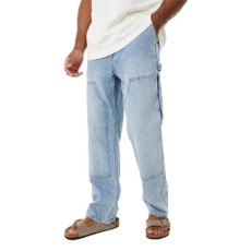 Mens Carpenter Jeans Stonewash 36W / 32L Mens Carpenter Jeans Stonewash 36W / 32L