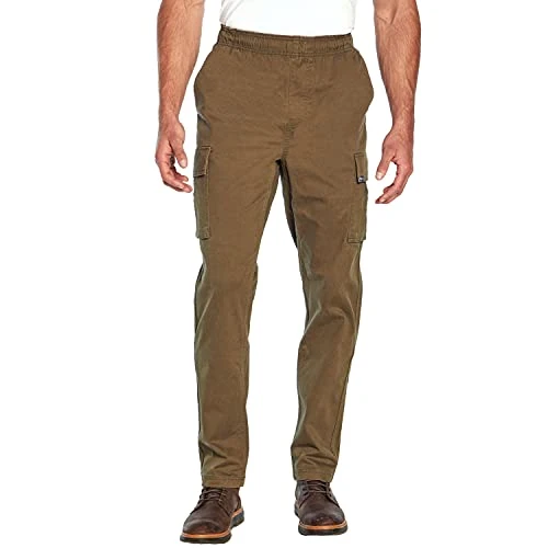 Men's Casual Cargo Pants, Grape Leaf, Large