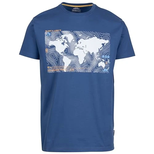 Mens Casual Fit T-Shirt Printed Design QuickDry Top Chera