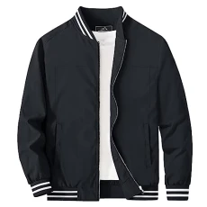 Men's Casual Jackets Black Tactical Jackets for Men Bomber Tops Coats Military Jacket Mens Army Jackets for Men with Pockets Windbreaker