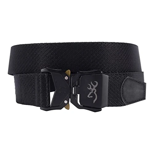 Men's Casual Nylon Strech Camden Belts, Black, XL