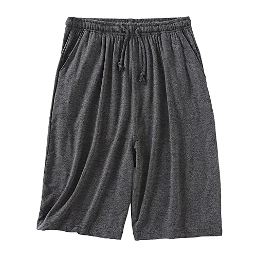 Men's Casual Outdoor Pocket Trousers Work Trousers Beach Baggy Shorts Split Shorts Men, darkgray, XX