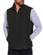 Men's Casual Outerwear Vest Lightweight Full-Zip Sleeveless Jacket Outdoor Hiking Travel Golf Vest with Pockets, Black, L Men's Casual Outerwear Vest Lightweight Full-Zip Sleeveless Jacket Outdoor Hiking Travel Golf Vest with Pockets, Black, L