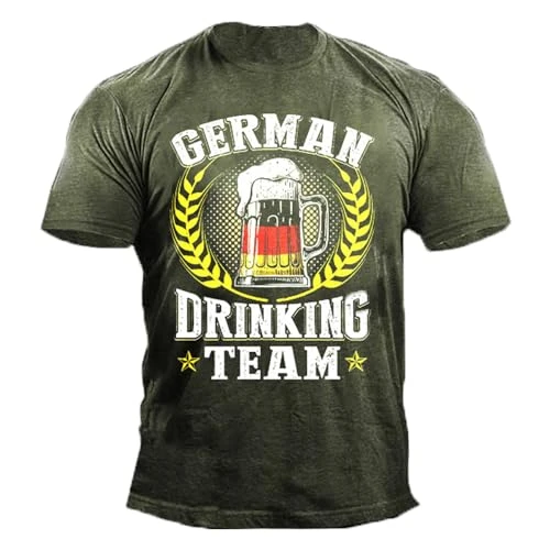 Men's Casual Sports Fashion Daily Crew Neck Short Sleeve Shirt T-Shirt Men's Shirts Oktoberfest Men's T-Shirt Beer Festival Shirt Men's Costume T-Shirt Men, Ag #1, 3XL