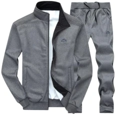 Men's Casual Tracksuit Set 2 Piece Athletic Sweat Suits Long Sleeve Zipper Jacket Bottoms Jogging Running Joggers Set Workout Fitness Running Sweat-Suits Sportswear Set,Grey2,L Men's Casual Tracksuit Set 2 Piece Athletic Sweat Suits Long Sleeve Zipper Jacket Bottoms Jogging Running Joggers Set Workout Fitness Running Sweat-Suits Sportswear Set,Grey2,L