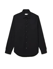 Men's Ch8522 Dress Shirt, Black, M