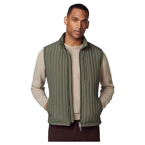 Men's Channel Gilet Jacket, Green (Olive), XL
