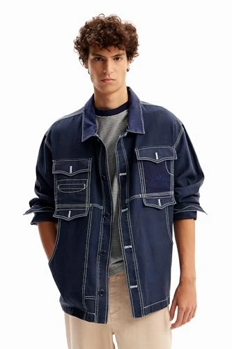 Men's Chaq_Narciso Man Denim Jacket, Blue, L