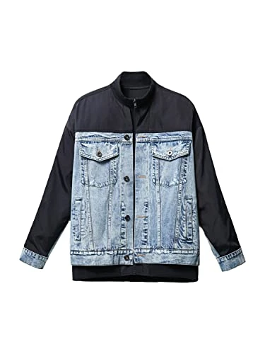 Men's CHAQ_Rene Denim Jacket, Blue, M