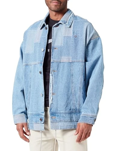 Men's Chaq_Rolando Man Denim Jacket, Blue, S