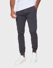 Men's Charcoal Slim Fit Trousers