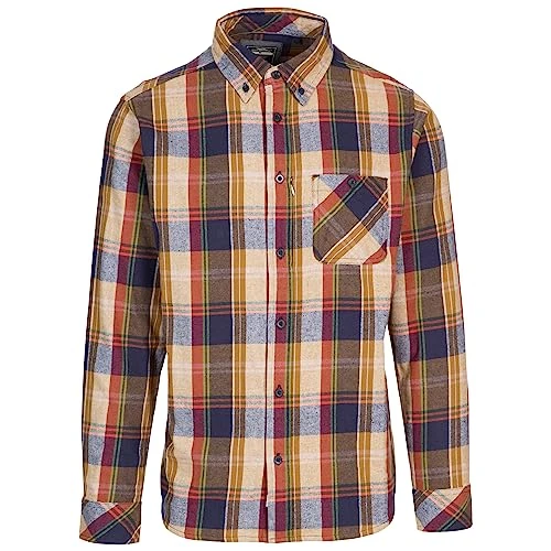 Mens Checked Shirt Hidden Zip Pocket Parkfordley