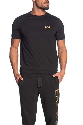 Men's Chest Logo T-Shirt, Black, M