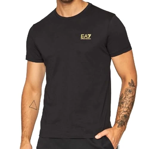 Men's Chest Logo T-Shirt, Black, XXL