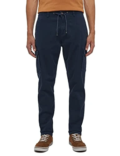 Men's Chino Cargo Jogger Jeans, Navy Blazer 5324, 32 W/30 L