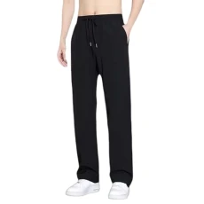 Men's Chino Trousers, Jogging Bottoms for Men, Lightweight, Quick-Drying Men's Trousers, Training Trousers with Elastic Band, Casual Stretch Sports Trousers, Baggy Fitness, Gym, Fabric Trousers, Yoga