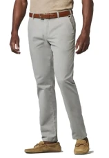 Mens Chino Trousers New York Grey/Beige (UK, Waist & Inseam, 40, 30, Grey/Beige)