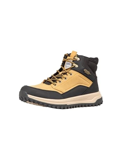 Mens Chunky Contrast Boots (Camel, 6) 11276-CAM-6