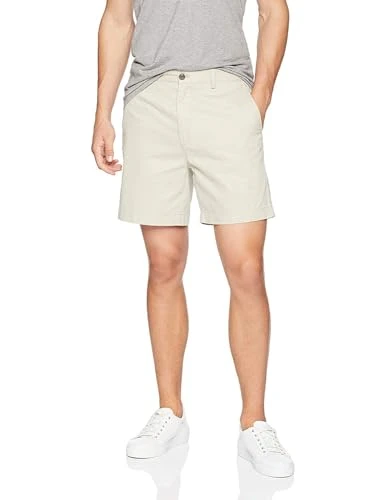 Men's Classic-Fit 7 Inch Chino Shorts, Stone, 40W