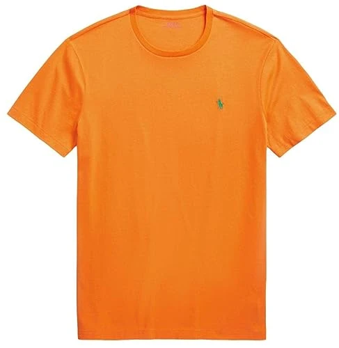 Mens Classic Fit Jersey Short Sleeve Tee, (Spring/Summer 2023) Life Boat Orange, XXL