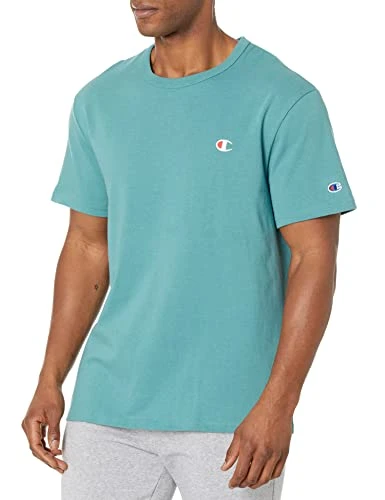 Men's Classic Graphic Tee T-Shirt, Aqua Tonic Left Chest C, Medium