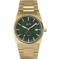 Men's Classic Green Dial Gold Watch - Gold