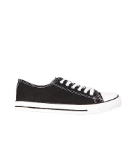 Mens Classic Low Top Trainers (Black/White, 8) 11234-BLKWHT-8 Mens Classic Low Top Trainers (Black/White, 8) 11234-BLKWHT-8