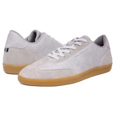 Men's Classic Low-Top Walking Shoes, Casual Lace-Up Vegan Suede Loafer Tennis Sneakers for Comfortable Fashion, Brown-cobal, 13