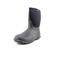 Mens Classic Mid Waterproof Insulated Rain and Winter Snow Boot, Black, 6 Mens Classic Mid Waterproof Insulated Rain and Winter Snow Boot, Black, 6
