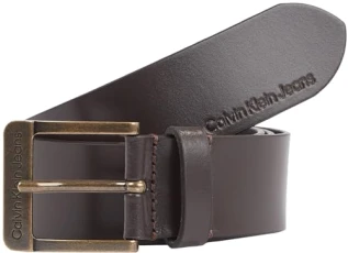 Men's Classic Square Buckle Leather Belt, Brown (Bitter Brown), 35,4 inches Men's Classic Square Buckle Leather Belt, Brown (Bitter Brown), 35,4 inches