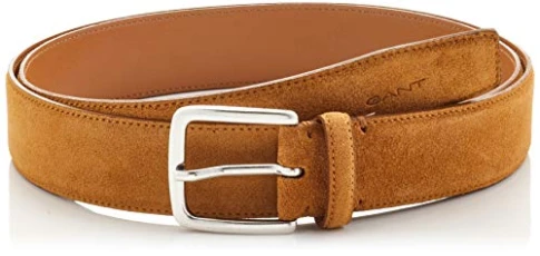 Men's Classic Suede Belt, Sugar Almond, 75cm / 30W Men's Classic Suede Belt, Sugar Almond, 75cm / 30W