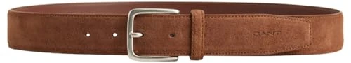 Men's Classic Suede Belt, Weathered Brown, One Size