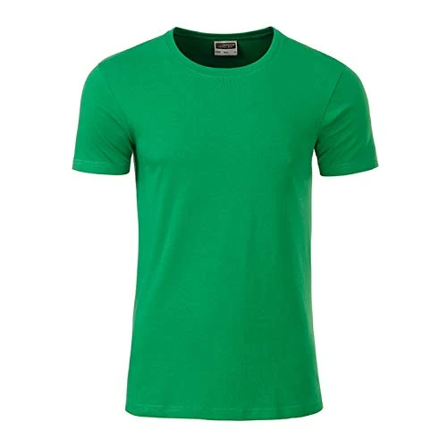 Men's Classic t-Shirt for Men (L, Fern-Green)