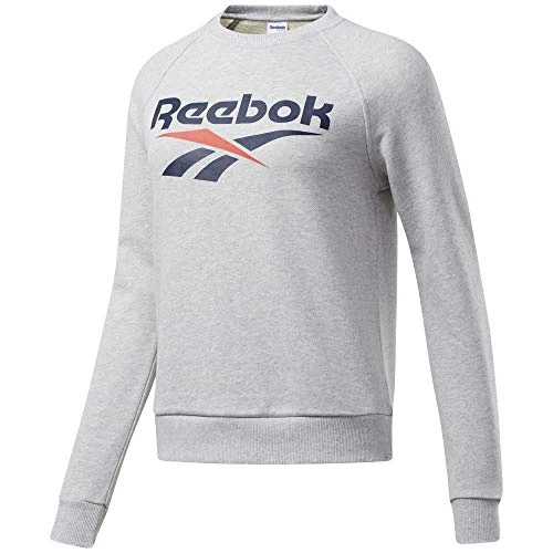 Men's Classic Vector Crewneck Crew Neck Sweatshirt, Light Grey Heather, S